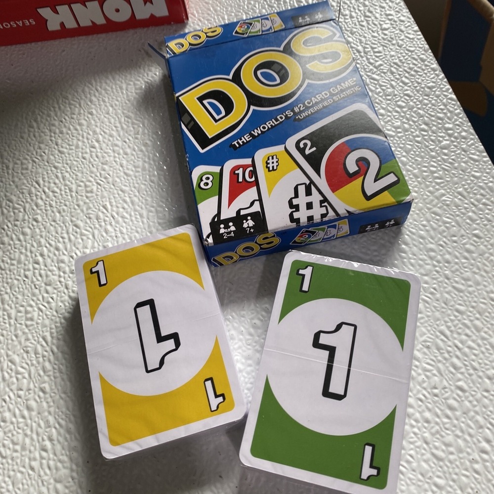 Mattel DOS Card Game Unisex OS Multicolor Good Sealed Decks Family Fun